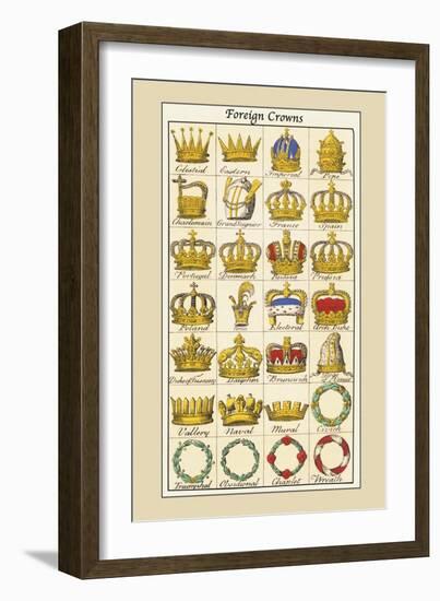 Foreign Crowns: Celestial, Eastern-Hugh Clark-Framed Art Print