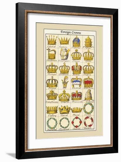 Foreign Crowns: Celestial, Eastern-Hugh Clark-Framed Art Print