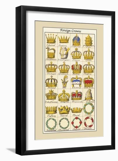 Foreign Crowns: Celestial, Eastern-Hugh Clark-Framed Art Print