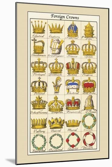 Foreign Crowns: Celestial, Eastern-Hugh Clark-Mounted Art Print