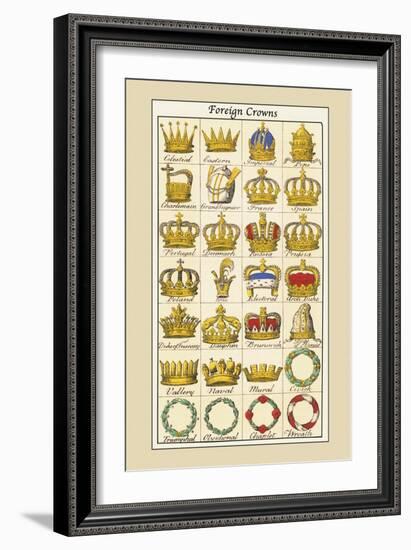 Foreign Crowns: Celestial, Eastern-Hugh Clark-Framed Art Print