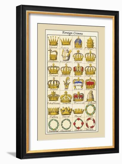 Foreign Crowns: Celestial, Eastern-Hugh Clark-Framed Art Print