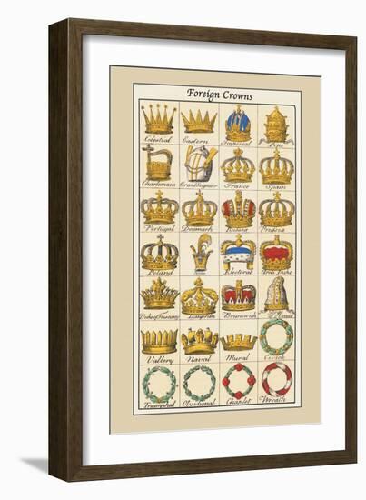 Foreign Crowns: Celestial, Eastern-Hugh Clark-Framed Art Print