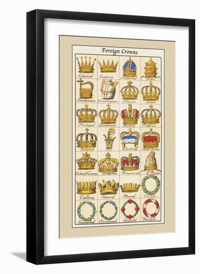 Foreign Crowns: Celestial, Eastern-Hugh Clark-Framed Art Print