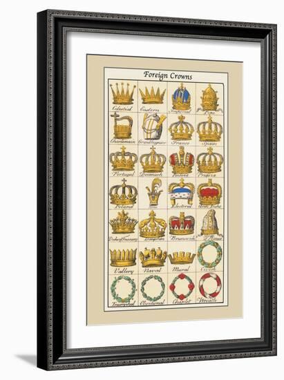 Foreign Crowns: Celestial, Eastern-Hugh Clark-Framed Art Print