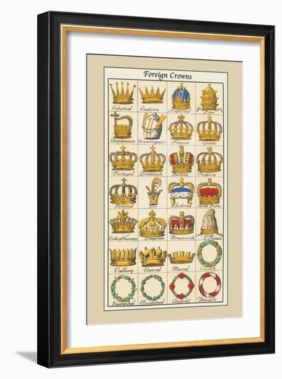 Foreign Crowns: Celestial, Eastern-Hugh Clark-Framed Art Print