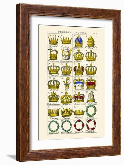 Foreign Crowns-Hugh Clark-Framed Art Print