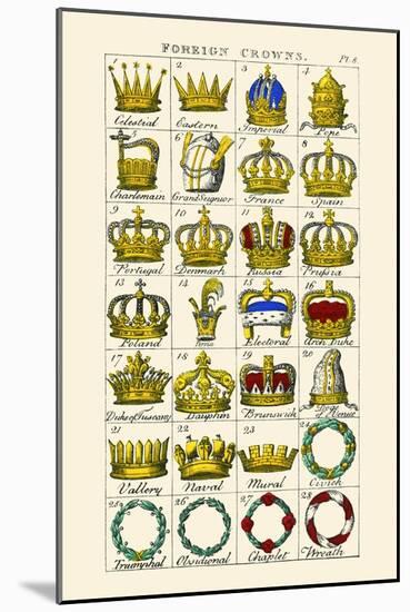 Foreign Crowns-Hugh Clark-Mounted Art Print