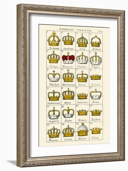 Foreign Crowns-Hugh Clark-Framed Art Print