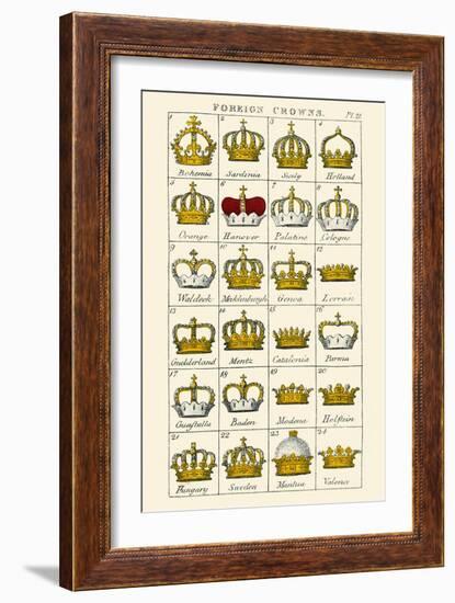 Foreign Crowns-Hugh Clark-Framed Art Print