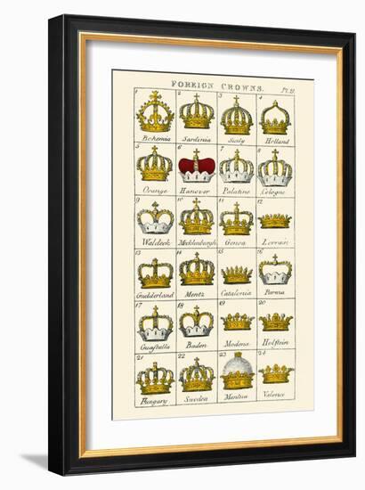 Foreign Crowns-Hugh Clark-Framed Art Print