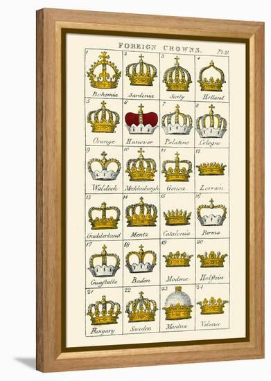 Foreign Crowns-Hugh Clark-Framed Stretched Canvas