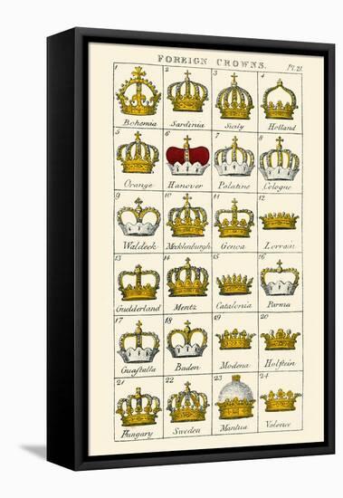 Foreign Crowns-Hugh Clark-Framed Stretched Canvas