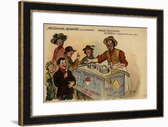 Foreign Intelligence, an Important Transaction with Italy-null-Framed Giclee Print