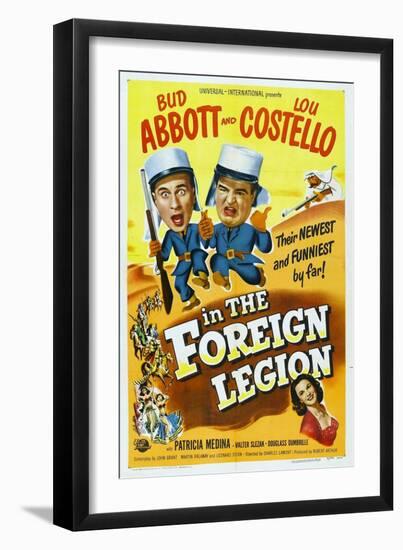 Foreign Legion, 1950 "Abbott And Costello In the Foreign Legion" Directed by Charles Lamont-null-Framed Giclee Print