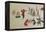 Foreigners Playing Sumo-Kyosai Kawanabe-Framed Premier Image Canvas