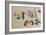 Foreigners Playing Sumo-Kyosai Kawanabe-Framed Giclee Print