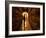 Foreman of Works Inspects Barrels of Rioja Wine in the Underground Cellars at Muga Winery-John Warburton-lee-Framed Photographic Print