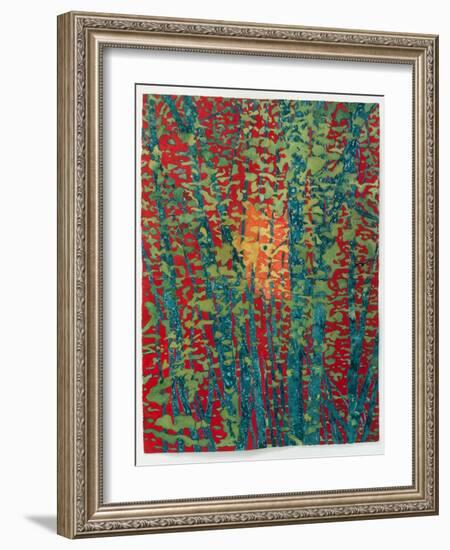 Forest, 2022 (Watercolour on Rag Paper)-Graham Dean-Framed Giclee Print