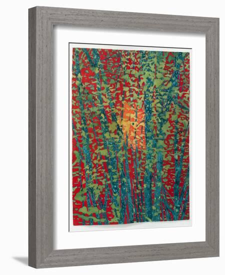 Forest, 2022 (Watercolour on Rag Paper)-Graham Dean-Framed Giclee Print