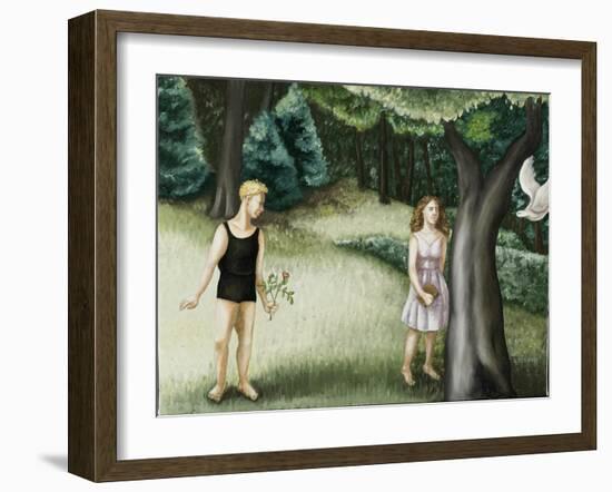 Forest Annunciation, 2, 2006-Caroline Jennings-Framed Giclee Print