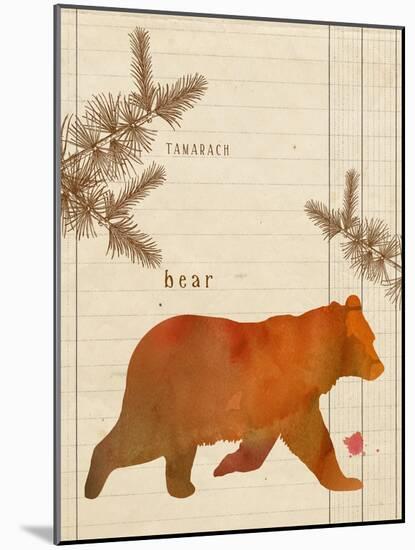 Forest Bear-Z Studio-Mounted Art Print