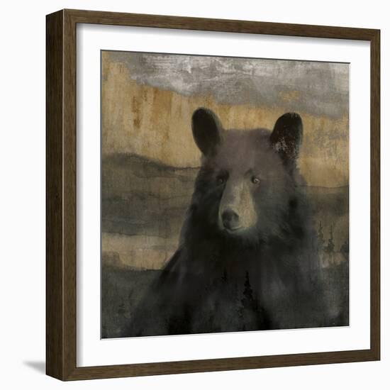 Forest Black Bear-Carol Robinson-Framed Art Print