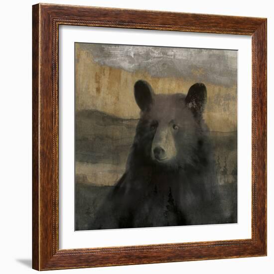 Forest Black Bear-Carol Robinson-Framed Art Print