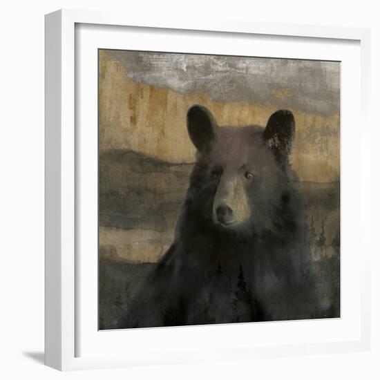 Forest Black Bear-Carol Robinson-Framed Art Print