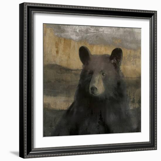 Forest Black Bear-Carol Robinson-Framed Art Print