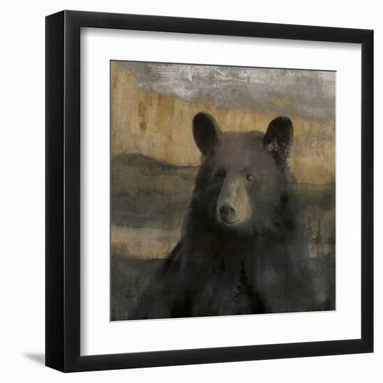 Forest Black Bear-Carol Robinson-Framed Art Print