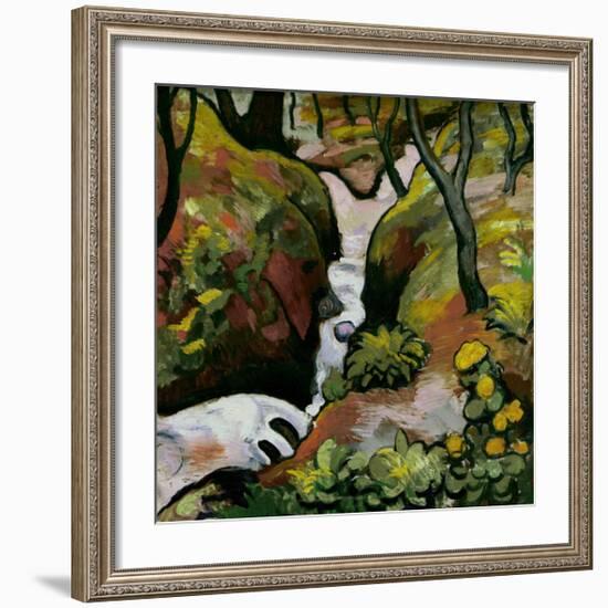 Forest Brook-Auguste Macke-Framed Giclee Print