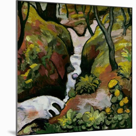 Forest Brook-Auguste Macke-Mounted Giclee Print