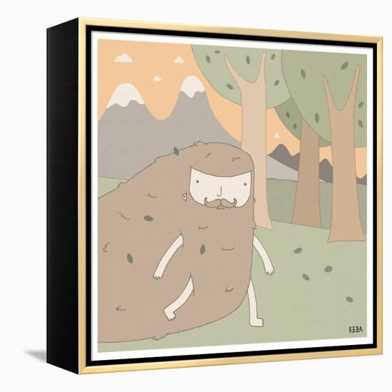 Forest Dude-Reza Farazmand-Framed Stretched Canvas