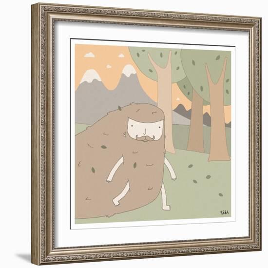 Forest Dude-Reza Farazmand-Framed Premium Giclee Print