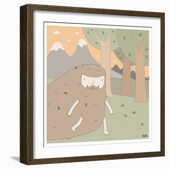 Forest Dude-Reza Farazmand-Framed Premium Giclee Print