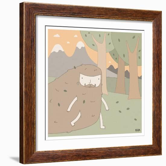 Forest Dude-Reza Farazmand-Framed Premium Giclee Print