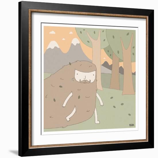 Forest Dude-Reza Farazmand-Framed Premium Giclee Print