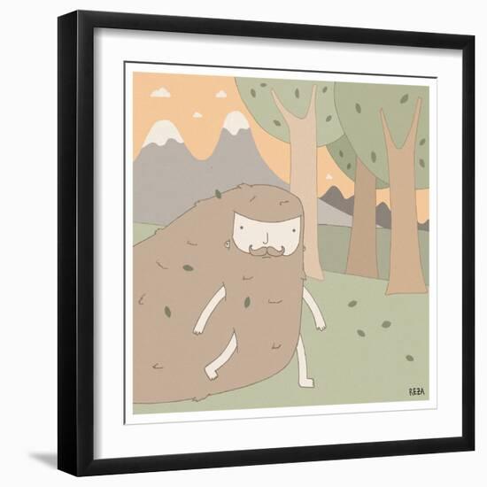 Forest Dude-Reza Farazmand-Framed Premium Giclee Print