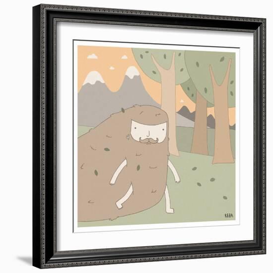 Forest Dude-Reza Farazmand-Framed Art Print