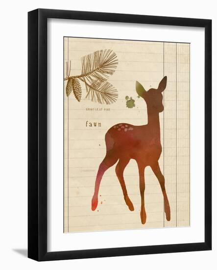 Forest Fawn-Z Studio-Framed Art Print