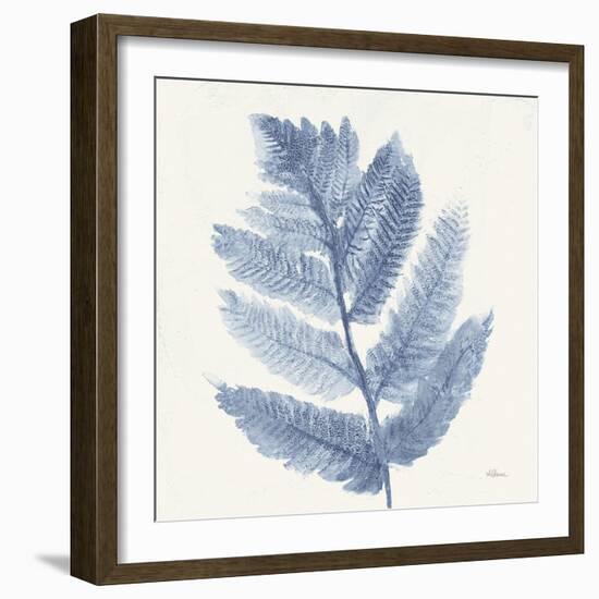 Forest Ferns I Blue-Albena Hristova-Framed Art Print