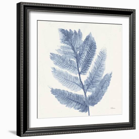 Forest Ferns I Blue-Albena Hristova-Framed Art Print