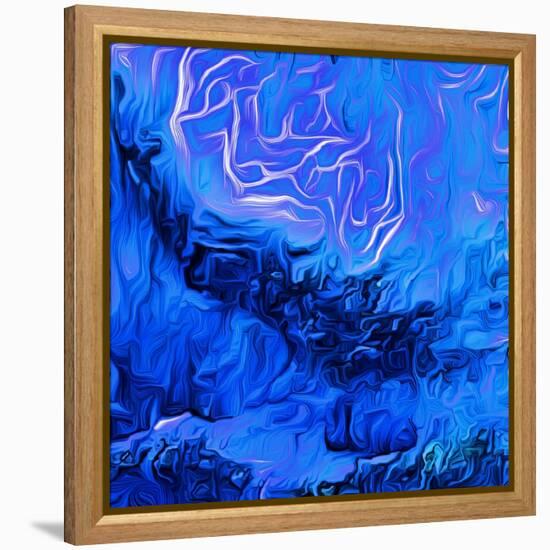 Forest Fire, 2021 (digital)-Scott J. Davis-Framed Premier Image Canvas