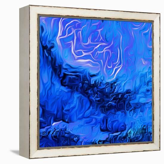 Forest Fire, 2021 (digital)-Scott J. Davis-Framed Premier Image Canvas