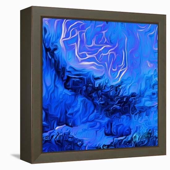 Forest Fire, 2021 (digital)-Scott J. Davis-Framed Premier Image Canvas