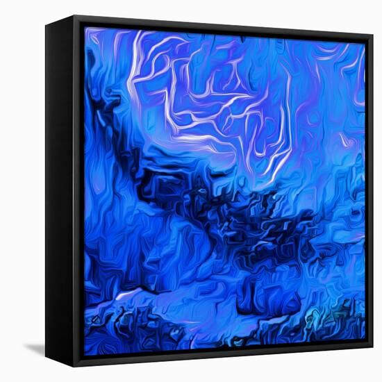 Forest Fire, 2021 (digital)-Scott J. Davis-Framed Premier Image Canvas