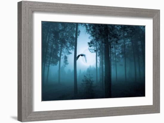 Forest Flight-Andreas Stridsberg-Framed Art Print