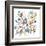 Forest Flowers II-Chariklia Zarris-Framed Art Print