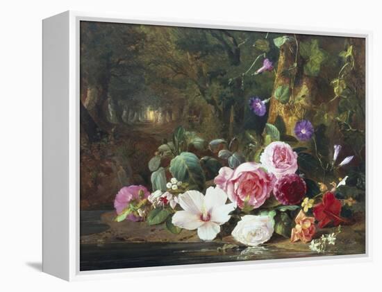 Forest Flowers-Jean Baptiste Claude Robie-Framed Premier Image Canvas